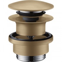 Hansgrohe Ablaufgarnitur Push-Open für Waschtisch- und Bidetmischer Brushed Bronze