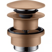 Hansgrohe Ablaufgarnitur Push-Open für Waschtisch- und Bidetmischer Brushed Red Gold