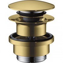 Hansgrohe Ablaufgarnitur Push-Open für Waschtisch- und Bidetmischer Polished Gold Optic