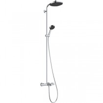 Hansgrohe Activera S Showerpipe 240 1j EcoSmart m. Wannenthermostat Ecostat Fine chrom