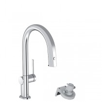 Hansgrohe Aqittura M91 FilterSystem 210, Ausziehauslauf, 1jet, sBox Chrom