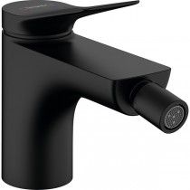 Hansgrohe Bidetmischer Vivenis m.Zugstangen-Ablaufgarnitur mattschwarz
