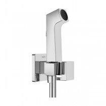 Hansgrohe Bidette Handbrause 1jet E EcoSmart für Kaltwasser mit Brausehalter und Brauseschlauch 125 cm Chrom