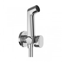 Hansgrohe Bidette Handbrause 1jet S EcoSmart für Kaltwasser mit Brausehalter und Brauseschlauch 125 cm Chrom