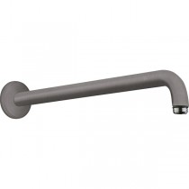 Hansgrohe Brausearm DN15 389mm Ausladung 90 Grad brushed black chrome ohne Kugelgelenk