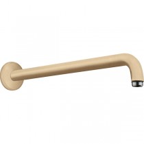 Hansgrohe Brausearm DN15 389mm Ausladung 90 Grad brushed bronze ohne Kugelgelenk