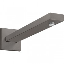 Hansgrohe Brausearm Square 389 mm brushed black chrome 