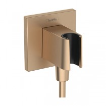 Hansgrohe Brausehalter FixFit E Porter KS für Handbrause brushed bronze