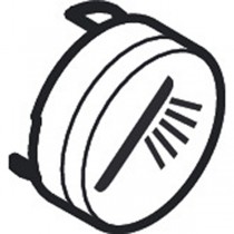 Hansgrohe Druckknopf Symbol Handbrause mattschwarz