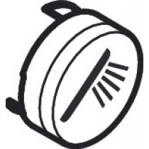 Hansgrohe Druckknopf Symbol Handbrause weiss  