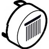 Hansgrohe Druckknopf Symbol Kopfbrause Rain groß mattweiss