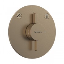 Hansgrohe DuoTurn S Mischer Unterputz für 2 Verbraucher Brushed Bronze