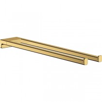 Hansgrohe Handtuchhalter AddStoris zweiarmig polished gold