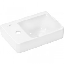 Hansgrohe Handwaschbecken Xelu Q 360x250 mm  m.Ablage links,Hahnloch o.Überlauf weiß