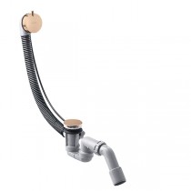 Hansgrohe Komplettset Ablauf- und Überlaufgarnitur für Normalwannen Polished Red Gold