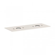 Hansgrohe Konsole Xilesa E 1375x550mm  m.2 Ausschnitten Aufsatzwasch.o.Hl SBma