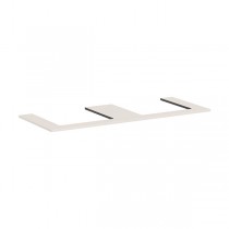 Hansgrohe Konsole Xilesa E 1375x550mm  m. 2 Ausschnitt Aufsatzwasch.ge SBma
