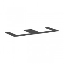 Hansgrohe Konsole Xilesa E 1375x550mm  m. 2 Ausschnitt Aufsatzwasch.ge SGma