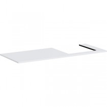 Hansgrohe Konsole Xilesa E 1375x550mm  m.Ausschnitt rechts f.Aufsatzwasch.ge MW