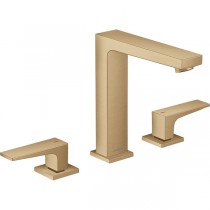 Hansgrohe 3-Loch Waschtischarmatur 160 Metropol brushed bronze