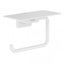 Hansgrohe Papierrollenhalter mit Ablage AddStoris mattweiss