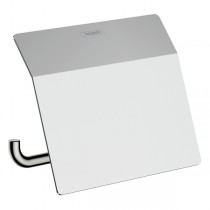 Hansgrohe Papierrollenhalter mit Deckel AddStoris chrom