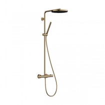 Hansgrohe Pulsify S Puro Showerpipe 260 1jet EcoSmart mit Ecostat Fine Brushed Bronze
