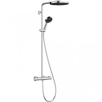 Hansgrohe Pulsify S Puro Showerpipe 260 1jet EcoSmart mit Ecostat Fine und Handbrause 3jet Chrom