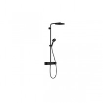 Hansgrohe Pulsify S Showerpipe 260 1jet EcoSmart mit ShowerTablet Select 400 Mattschwarz