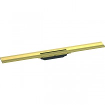 Hansgrohe RainDrain Flex Duschrinne 800 mm kürzbar für Wandmontage polished gold