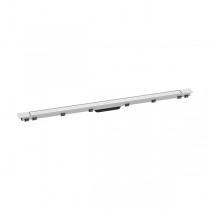Hansgrohe RainDrain Match Plus Fertigset Duschrinne 1200 mit höhenverstellbarem Rahmen Mattweiß