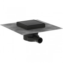 Hansgrohe RainDrain Point Komplettset Punktablauf 150/150 rückseitig befliesbar Mattschwarz