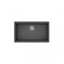 Hansgrohe S53 S530-F700 Einbauspüle 700 mit manueller Ablaufgarnitur Steingrau