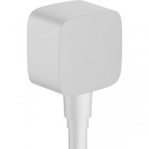 Hansgrohe Schlauchanschluss DN15 Fixfit E mit Rückflussverhinderer mattweiss