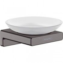 Hansgrohe Seifenschale AddStoris brushed black chrome 