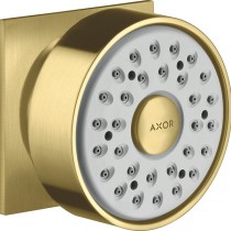 Hansgrohe Seitenbrause 1jet eckig Brushed Brass