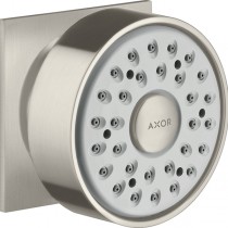 Hansgrohe Seitenbrause 1jet eckig Edelstahl Optic