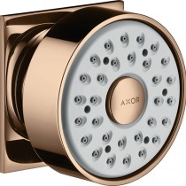 Hansgrohe Seitenbrause 1jet eckig Polished Red Gold