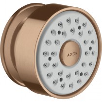Hansgrohe Seitenbrause 1jet rund  Brushed Red Gold