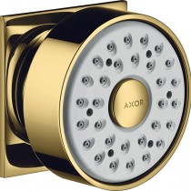 Hansgrohe Seitenbrause Axor eckig Polished Gold Optic   Oberfläche Polished Gold Optic 