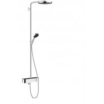 HG Showerpipe Pulsify 260 1jet EcoSmart mit Wannenthermostat Aufputz chrom