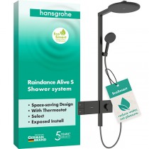 Hansgrohe Showerpipe Raindance Alive S  300 1jet EcoSmart mit Thermostat BBC