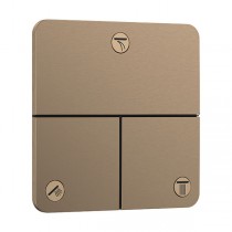 Hansgrohe ShowerSelect Comfort Q Ventil Unterputz für 3 Verbraucher Brushed Bronze