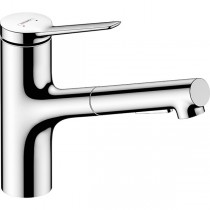 Hansgrohe Spültischmischer 150 Zesis M33 Metall Ausziehbrause Pro 2jet sBox chrom