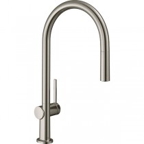 Hansgrohe Spültischmischer 210 Talis M54 Ausziehauslauf 1jet edelstahl-optik