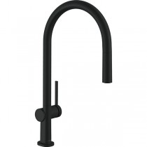 Hansgrohe Spültischmischer 210 Talis M54 Ausziehauslauf 1jet sBox mattschwarz