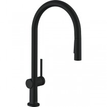 Hansgrohe Spültischmischer 210 Talis M54 Ausziehbrause 2jet mattschwarz