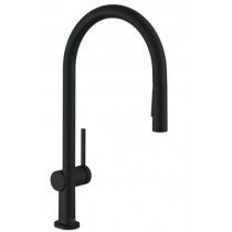 Hansgrohe Spültischmischer 210 Talis M54 Ausziehbrause 2jet sBox mattschwarz