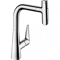 Hansgrohe Spültischmischer 220 Talis Select M51 Ausziehbrause 2jet chrom