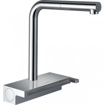 Hansgrohe Spültischmischer 250 Aquno Select M81 Ausziehauslauf 2jet sBox chrom